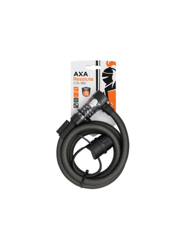 LÅS AXA CABLE RESOLUTE C15 - 180CM...