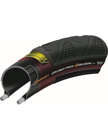 DÄCK 25-622 CONTINENTAL 4-SEASON SVART/VIKBART