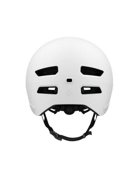 HJÄLM LAZER MAZE JR KINETICORE MATT VIT, GRÖNT SPÄNNE  S-M 50-56cm