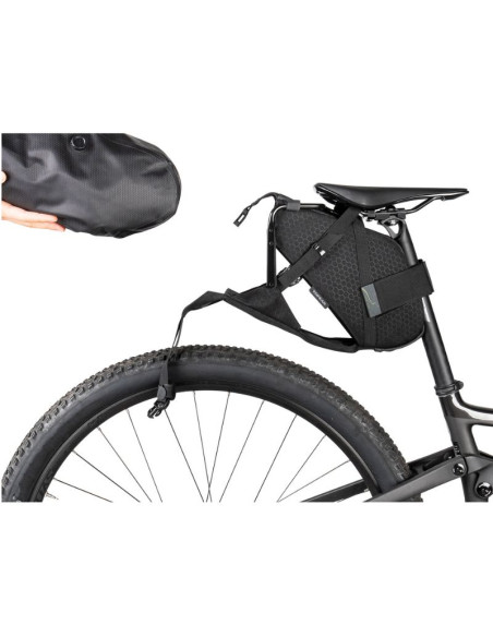 VÄSKA SADEL TOPEAK BACKLOADER DRYBAG 15 L SVART
