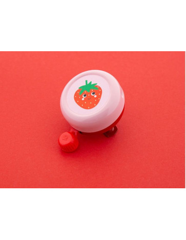 Färgglad ringklocka som passar en barncykel