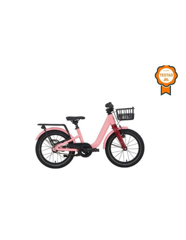 Crescent Embla 16" juniorcykel med korg och pakethållare